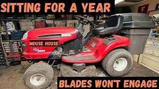 Craftsman DLT 3000 Maintenance, Blades Won't Engage