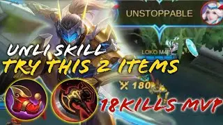 Saber Unli Skill | New Meta Assasin this new update season | No Cooldown for Skill