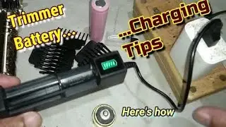 vintage t9 trimmer battery charging