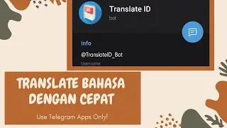 Translate Bahasa Via Telegram [LINK ON DESCRIPTION!] || Lilac Awteutic