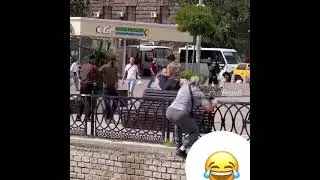Драка казака в Ростове