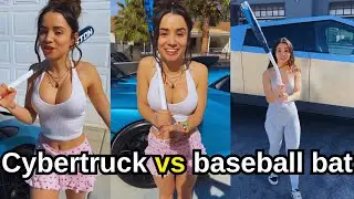 Cybertruck vs Baseball Bat (Durability test)