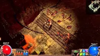 PoE - Vaal Oversoul - Exploit (Bugged into the wall)
