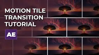 Motion Tile Transition ( Multi Screen ) Tutorial in After Effects