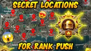 🥵 SECRET LOCATION FOR RANK PUSH IN BGMI 😍 BGMI RANK PUSH TIPS AND TRICKS | RANK PUSH TIPS AND TRICKS