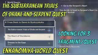 The Subterranean Trials of Drake and Serpent Quest (Unlock New Boss) | Genshin Impact 2.4|Guide Tips
