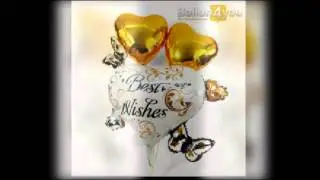 Beste Glückwünsche zur Hochzeit - Ballonbukett - FO8135