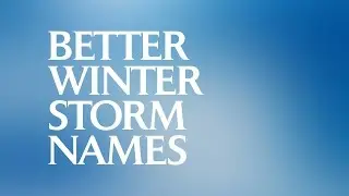 Winter Storm Names 2014-15