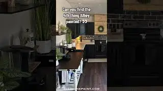 Just a little bit of paint can change your kitchen!
