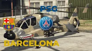 1 vs 10 Hunters in GTA and Barcelona vs PSG trending