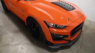 Twister Orange Ford Shelby GT500 Hood and Bumper Paint Protection Film | Menard Premium Detailing