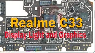 Realme C33 Display Light and Graphics problem Hardware Diagram, jumper ways