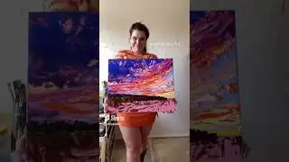 Showing off just a couple of my colourful paintings!