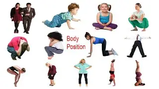 Body Positions Name & Picture | Body Position Vocabulary | Necessary Vocabulary Tutorial
