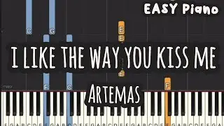 Artemas - i like the way you kiss me (Easy Piano, Piano Tutorial) Sheet