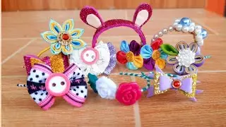 How to make doll's mini headband using paper clip| Miniature Small Business Idea #18