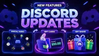 NEW Discord Updates Are INSANE! Spatial Audio, Gift Badge & Gift Cards!