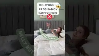 WORST 😱 Pregnancy Sleep Positions!🤰🫢