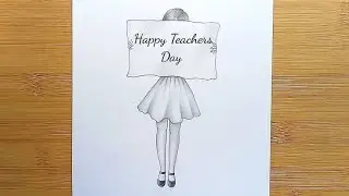Teacher's Day special drawing ||Happy Teacher's Day Drawing ||Teacher's Day card