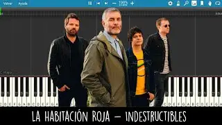 La Habitación Roja - Indestructibles (Tempo 89, Tono B) - Piano Tutorial
