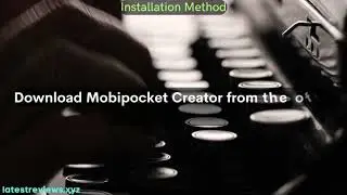 Convert Documents to eBooks Mobipocket Creator