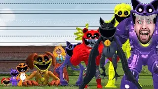 QUI EST LE PLUS GRAND POPPY PLAYTIME CHAPITRE 3 ?! (CATNAP, DOGDAY, MISS DELIGHT)