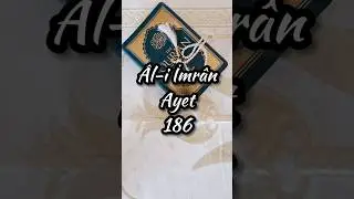 Al-i İmran Ayet: 186 🌹Abonemiz olur musunuz?🌹 #sure #ayet #kuran #meal #shorts