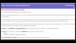 CS201 Quiz # 4 Solution || CS201 - Introduction to Programming || Fall 2024