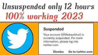 Twitter Account suspended recovery in hindi 2023 Twitter ke suspend account ko unsuspend kaise karen