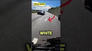 Biker Slides after Crash