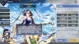 Wh-where are you touching, Commander?! Noshiro: Unwinding in the Sunshine | Azur Lane Live2D Quotes