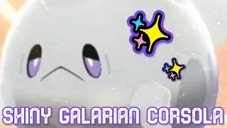 ✨LIVE SHINY GALARIAN CORSOLA REACTION ✨ Pokemon Shield Masuda Hunt