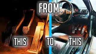 Installing The M-STYLE Pedals on My BMW E46