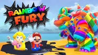 Super Mario 3D World + RAINBOW FURY [Final Fight & Ending]