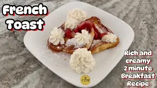 French Toast || Easy Breakfast recipe by @MzsaqFoodArt #frenchtoast #briochebread #breakfast #foryou