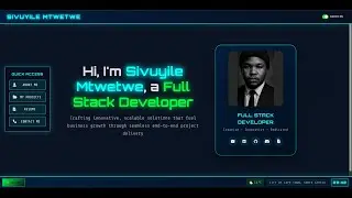 My Vue Portfolio | Vue.Js | Node.Js | Express | MySQL | GSAP