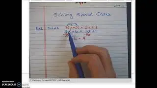 Solving Special Cases