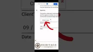 #hellosign #heritageimmigration