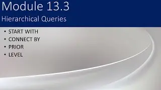 13.3 - Hierarchical Queries