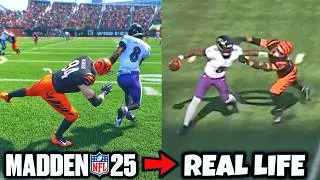 I Recreated TOP PLAYS From NFL Week 5 in Madden 25!