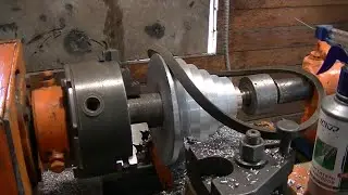 How to make a multi-strand aluminum pulley. Casting, groove