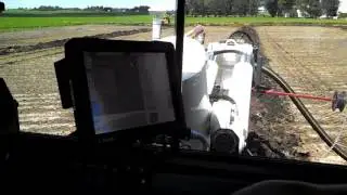 Trimble WM-Drain on commercial tile plow