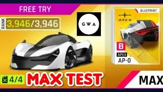 APEX AP-0 | EXCLUSIVE - MAX TEST & REVIEW | Asphalt 9: Legends [TouchDrive]