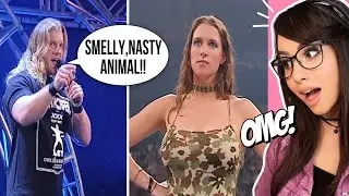 Stephanie McMahon Getting Owned by other Wrestlers for 7 Minutes Straigh - Reaction