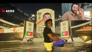 IShowSpeed Packs Ronaldo In EA FC 24 Reaction 