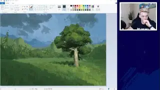 LIVE 🔴 PAINTING TREES IN MS PAINT