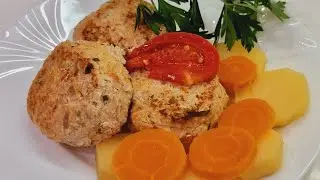 Смачна вечеря.Тефтели с картофелем.рецепт.
