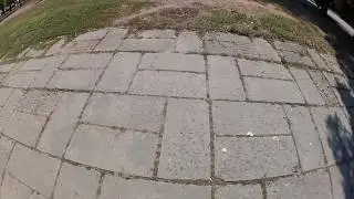 первый вылет на раскладной раме + naza