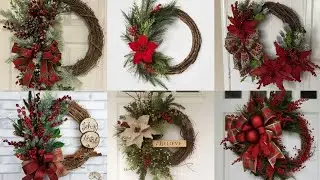 2023! Christmas Wreath Designs/Beautiful Christmas Wreath Ideas