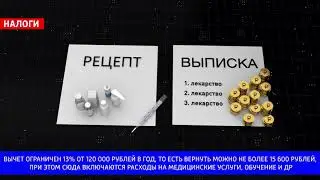 «Лекарственный» вычет можно получить даже без рецепта